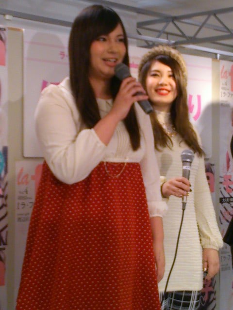 今号デビューしたミチ子ちゃん! 普段は天然娘の彼女も、しっかり自分の意見を述べてました!