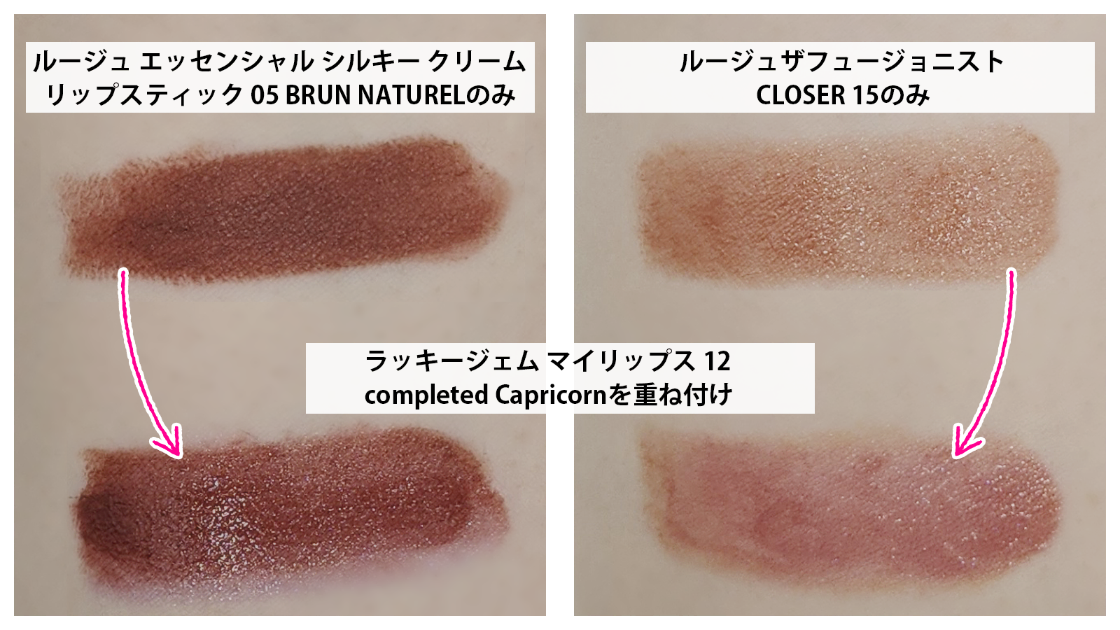 ジルスチュアート ラッキージェム マイリップス 12 completed Capricorn ¥3,300(税込)/ジルスチュアート ビューティ
