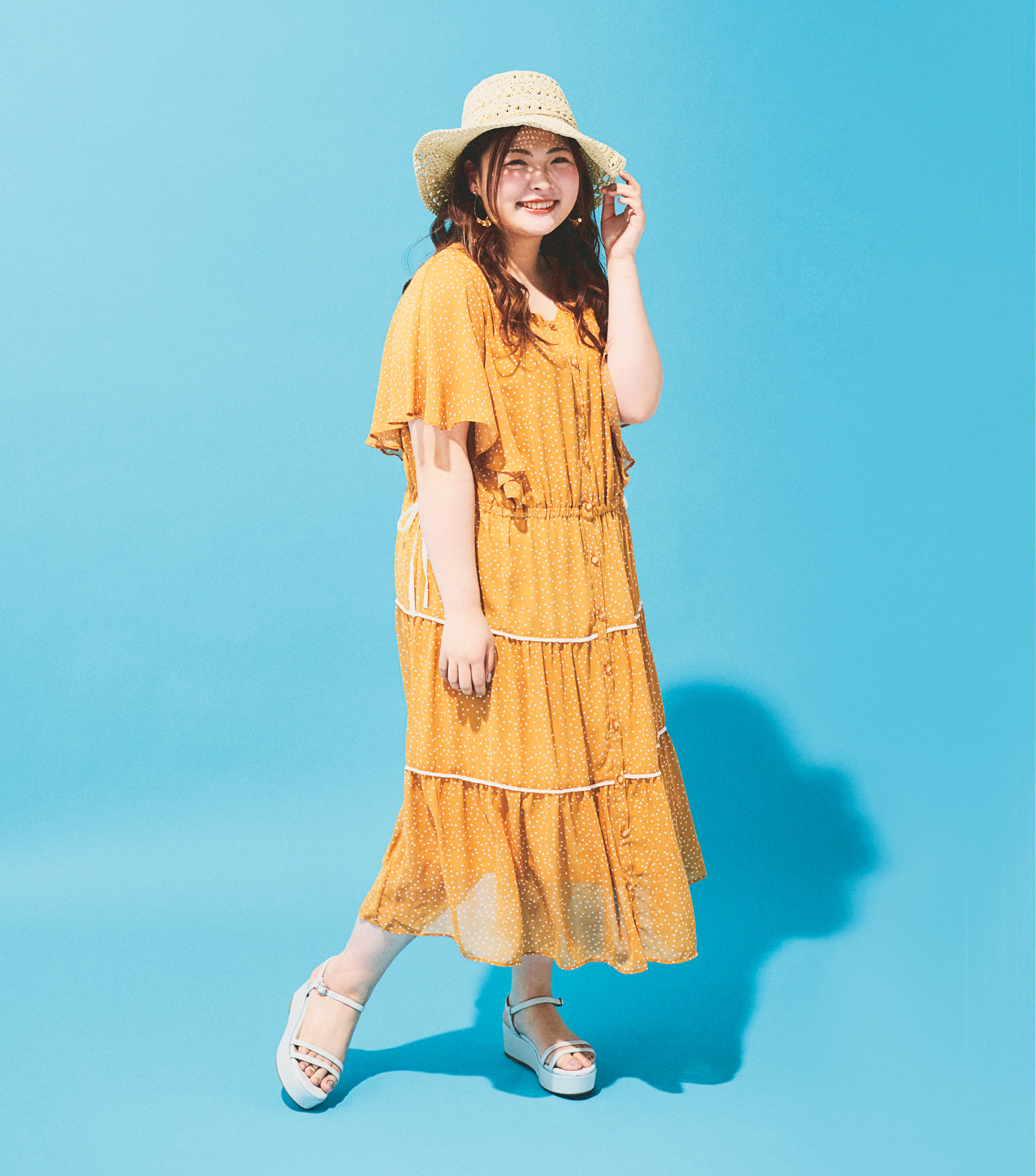 クラシカル柄】マシュマロ女子・えんどぅーの夏ファッション  @la 