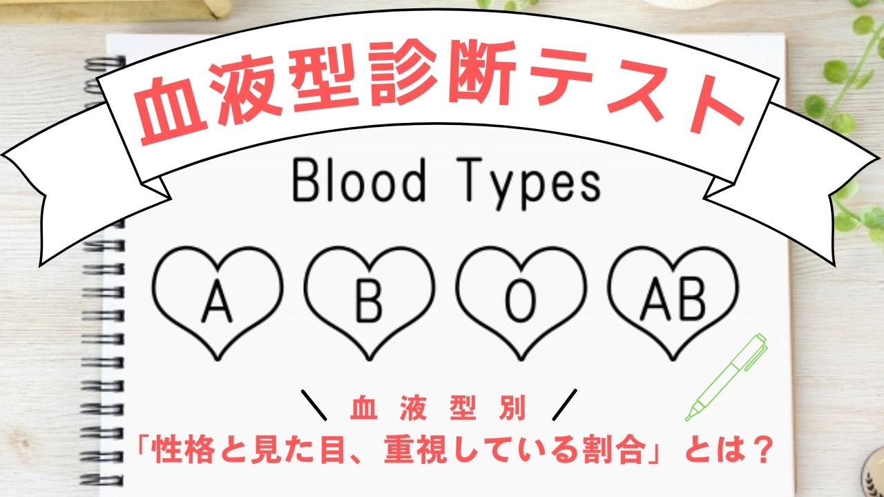 血液型診断テスト 血液型別 性格と見た目 重視している割合 とは La Farfa ぽっちゃり女子のおしゃれ応援マガジン ラ ファーファ公式サイト