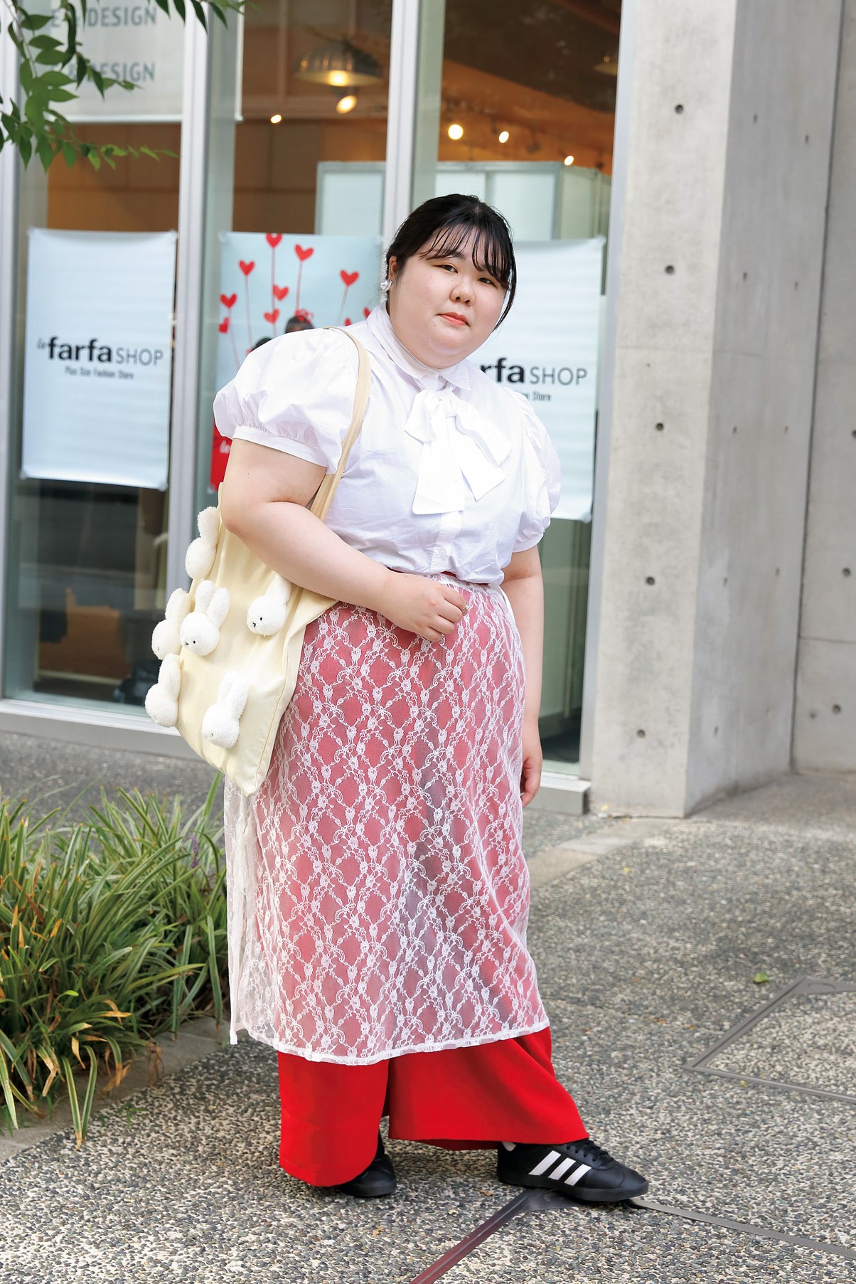 ぽっちゃりおしゃれ読者スナップ】la farfa SHOP 2024 Autumn大阪 秋の